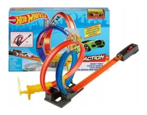 Pista Hot-wheels De Carritos De Carreras Energy Track *sk