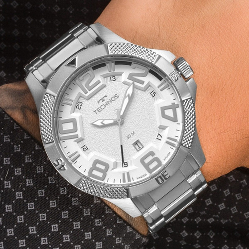 Relógio Masculino Technos Performance Racer Prata 2117lce/1b