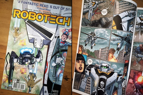 Comic - Robotech #2 Macross Valkyria Rick Hunter Roy Focker (Usado)