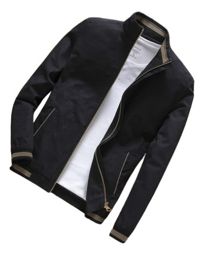 Chaqueta De Algodón De Corte Slim Para Hombre.