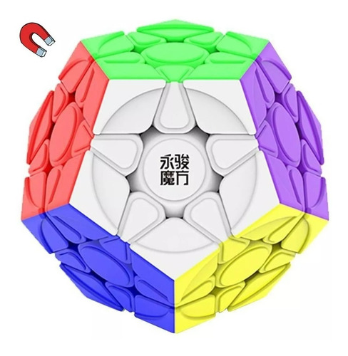 Cubo Rubik Megaminx Magnético Yj  Yuhu V2 Original