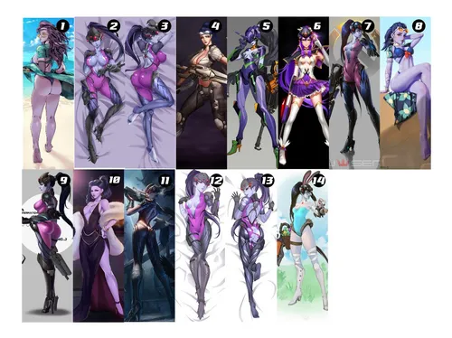 Widowmaker dakimakura top