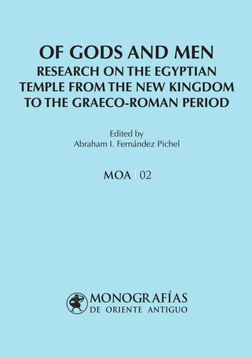 Libro Of Gods And Men. Research On The Egyptian Temple Fr...