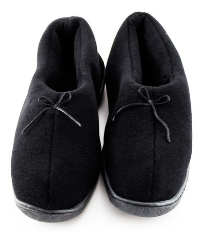 Imagen 3 de 3 de Zapatos De Descanso, Mujer, Pantuflas. Suaves. Negra