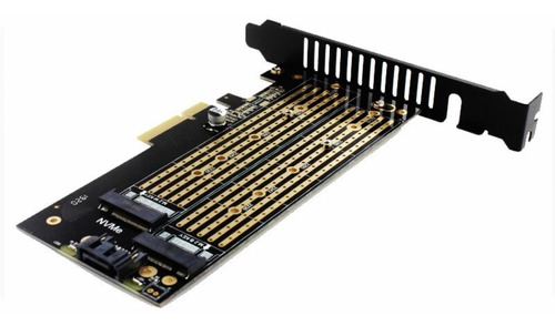 Placa Adaptador Jeyi Sk6 Pcie A M.2 Nvme M Key Y Sata B Key