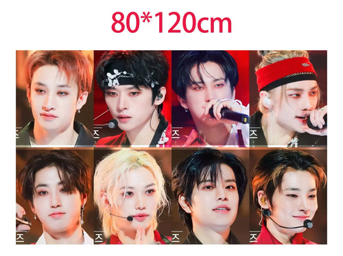 Kit Cotillon Cumpleaños Stray Kids + Tela De Fondo
