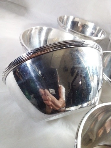 Conjunto Bowl Lavandas Em Prata 90 Fracalanza Antigas C16 (Usado)