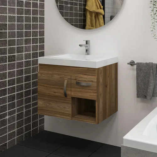 Mueble De Baño Monet Elevado Con Lavamanos Siena 63x48 Cm