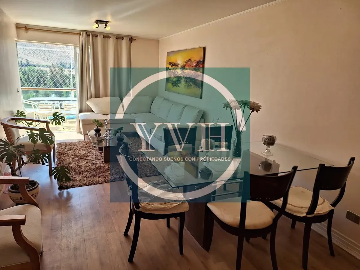 Imagen 2 de 30 de Departamento Amoblado De 3 Dormitorios En Piso 8 Huechuraba
