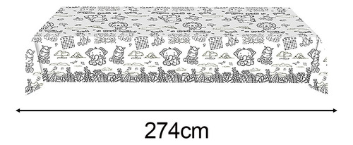 Dibujo De 2 Manteles De Papel Gigantes Grandes Para Colorear