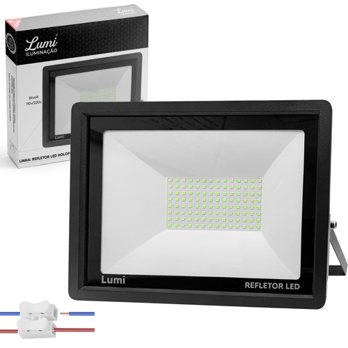 Refletor Super Led 300w Cor Da Luz Verde Holofote Bivolt Ip67 Rfe:6619 Flex Lumi