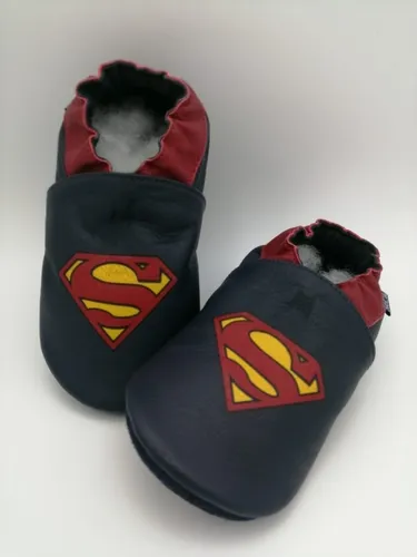 Zapatos En Cuero Para Bebés Para Gatear Niño