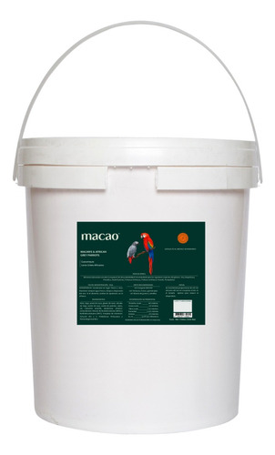 Alimento Para Guacamayas Y Loros Grises. Croquetas Macao 3kg