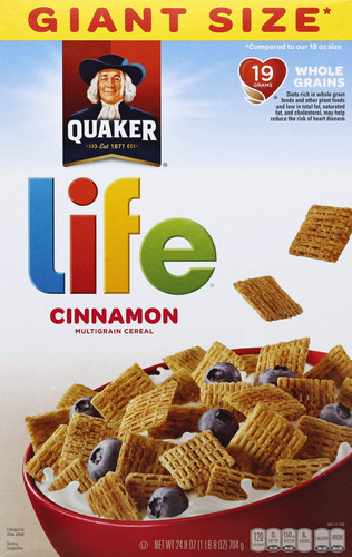 Quaker Life Caja De Granos De Canela De 24.8 Onzas - 0030000