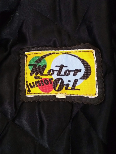 Campera De Cuero Motor Oil