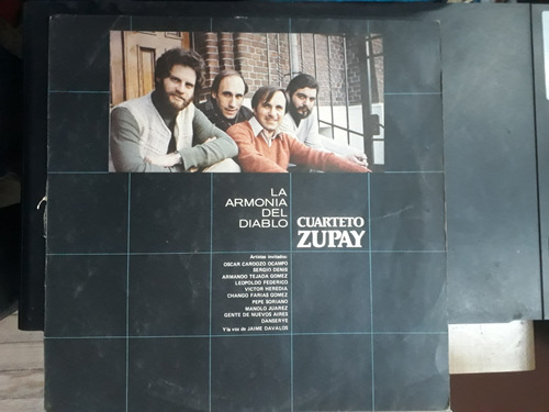 Cuarteto Zupay Con Invitados La Armonía Del Diablo Lp Vinilo