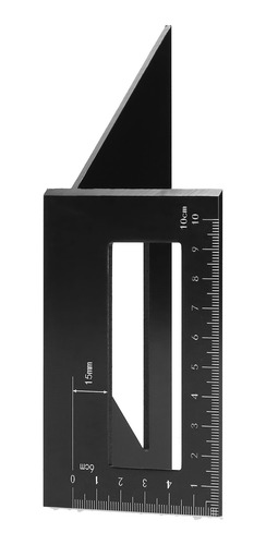 Regla Angular De 45°/90°, Calibre T, Recta, 3d, Grado De Ing