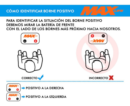 Baterias Autos Max Life 90 Amp Garantía 12 Meses
