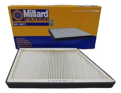 Filtro De Aire Antipolen Para Peugeot 206 Millard Mc-9071