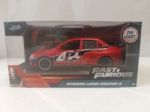 F&f Mitsubishi Lancer Evolution Xl, Escala 1:32, Jada, 12cms