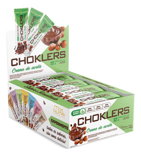 Display 12x40g - Choklers Creme De Avela