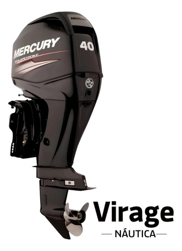 Motor De Popa Mercury 40hp 40elpt Efi Rabeta 20 4 Tempos