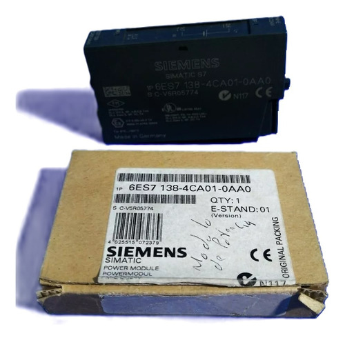 Siemens Módulo De Potencia Simatic  6es7 138-4ca01-0aa0