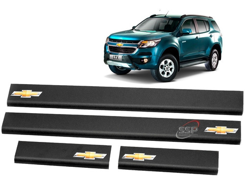  Cubre Zocalo P/ Chevrolet Trailblazer Laminados Negros