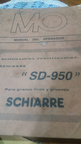 Sembradora Schiarre Sd 950