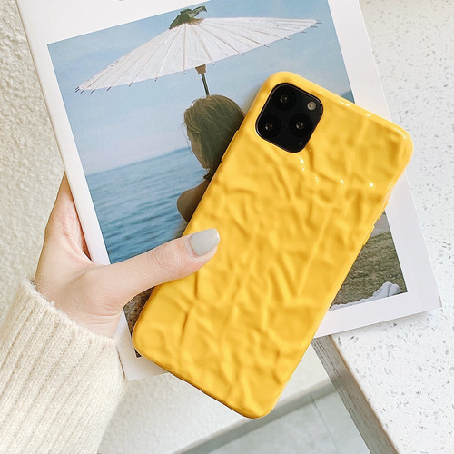 Funda Para iPhone Colores Vivos Textura 3d Moda D Goma +mica