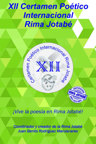 Libro: Xii Certamen Poético Internacional Rima Jotabé (spani