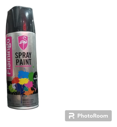  Pintura En Spray Negra Brillante Flamingo F056 39 Esmalte