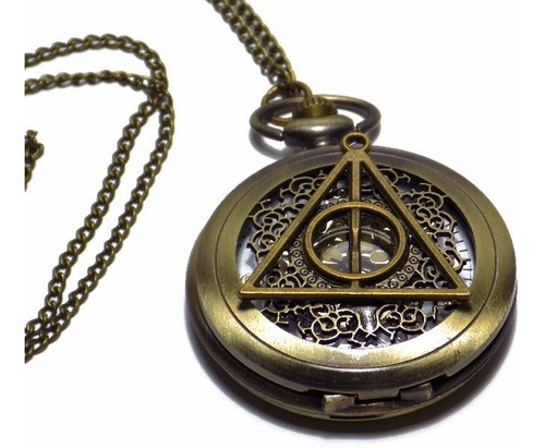 Reloj De Bolsillo Reliquias De La Muerte Harry Potter