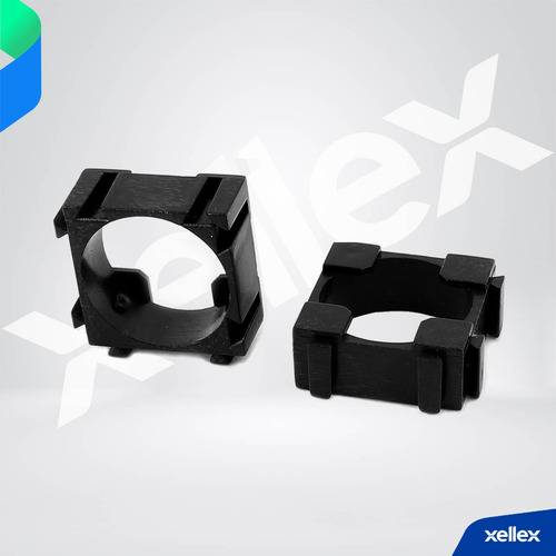 6 X Porta Pila Separador Bateria Encastrable 18650 Holder
