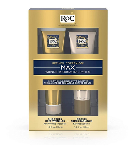 Roc Retinol Correxion Max Sistema De Cuidado Piel Arrugas
