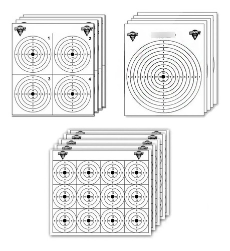 Imagen 4 de 10 de Pack X10 - Blanco Tiro Deportivo - 4 Sectores - 12 Sectores