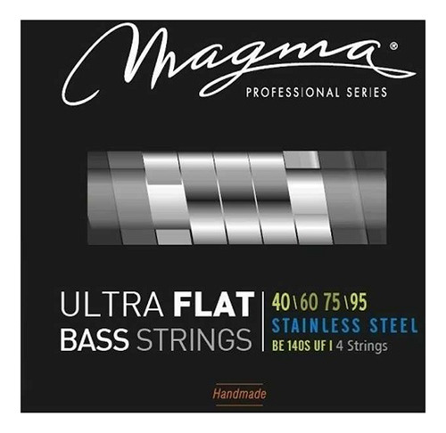 Cuerdas De Bajo Magma Ultra Flat Stainless Steel Be140 Uf I