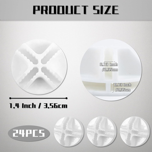 Conectores De Cubo De Alambre Blancos Para Organizadores Mod