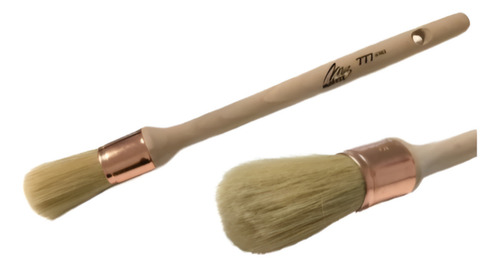 Pincel Brocha Redonda N°15 15 Mm Serie 777 | Matezz Cerdas Crema
