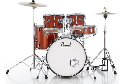 Bateria Pearl Roadshow 5 Peças Bumt Orange Sparkle Rs525ms/c