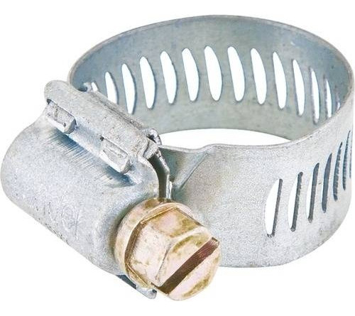 Abracadeira Rosca Sem Fim Progeral 14mm 2.1/2 X 3 C/10pçs Cor Prateado