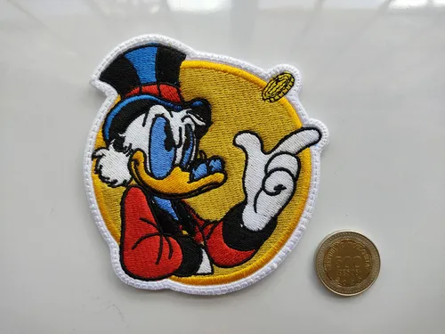 Parche Bordado Tio Rico Mc Pato Disney Pato Donald