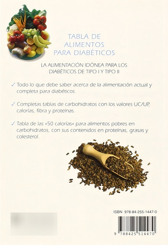 Tabla De Alimentos Para Diabeticos