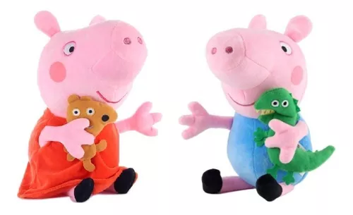 Dinossauro de Pelucia do George do Desenho Peppa Pig 20cm