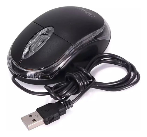 Mini Mouse Optico Com Fio Usb Knup Kp-m611