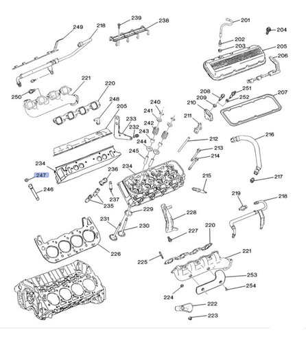 Tapon Llenado Aceite Motor Chevrolet K2500 Pickup 7.4l 2000