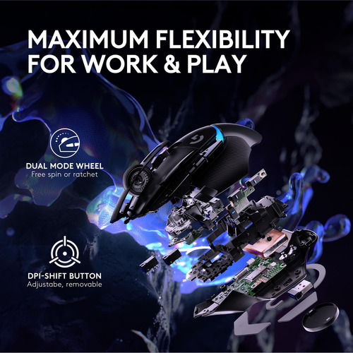 Ratón Óptico Inalámbrico Logitech G502 X Plus Lightspeed