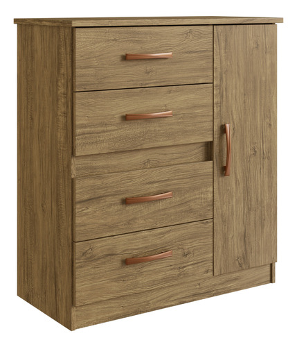 Mueble Comoda Cajonera Zapatera 4 Cajones 1 Puerta Expansion