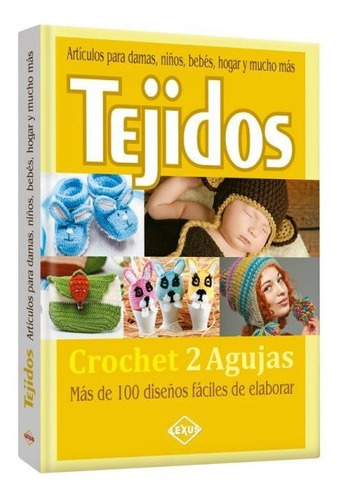 Libro Tejidos Crochet 2 Agujas Manualidades