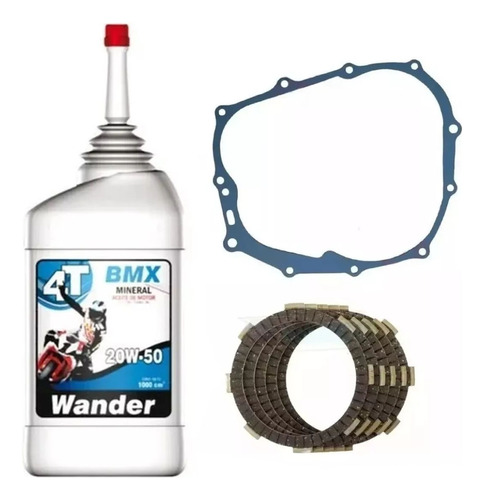 Kit Embrague Aceite + Discos + Junta Gilera Vc 150